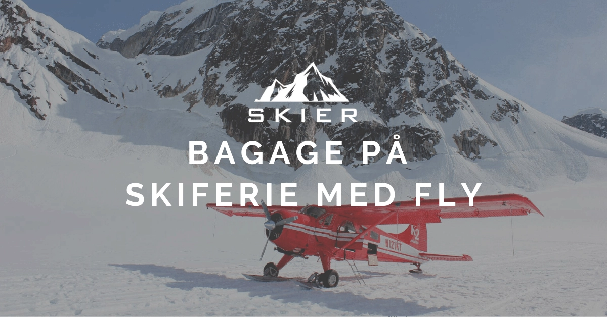 BAGAGE PÅ SKIFERIE MED FLY