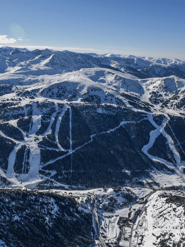 Grandvalira Andorra dronebilled