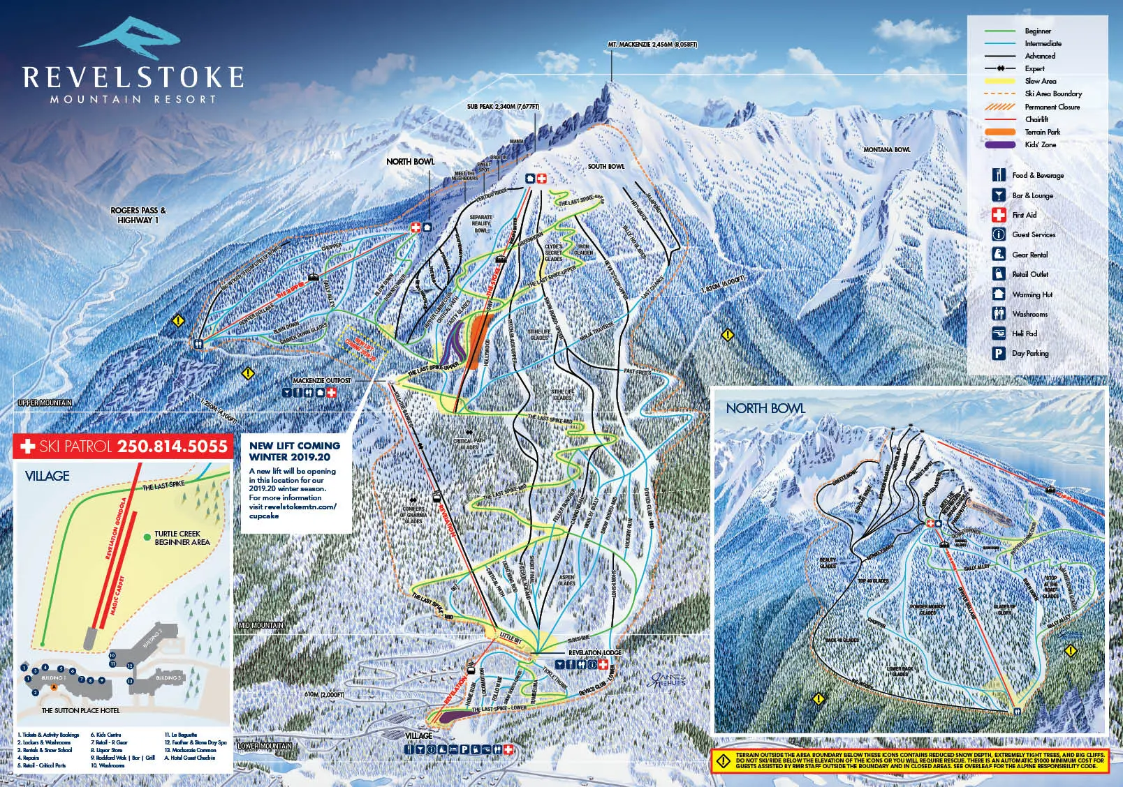 Revelstoke Ski Trail Map 2019