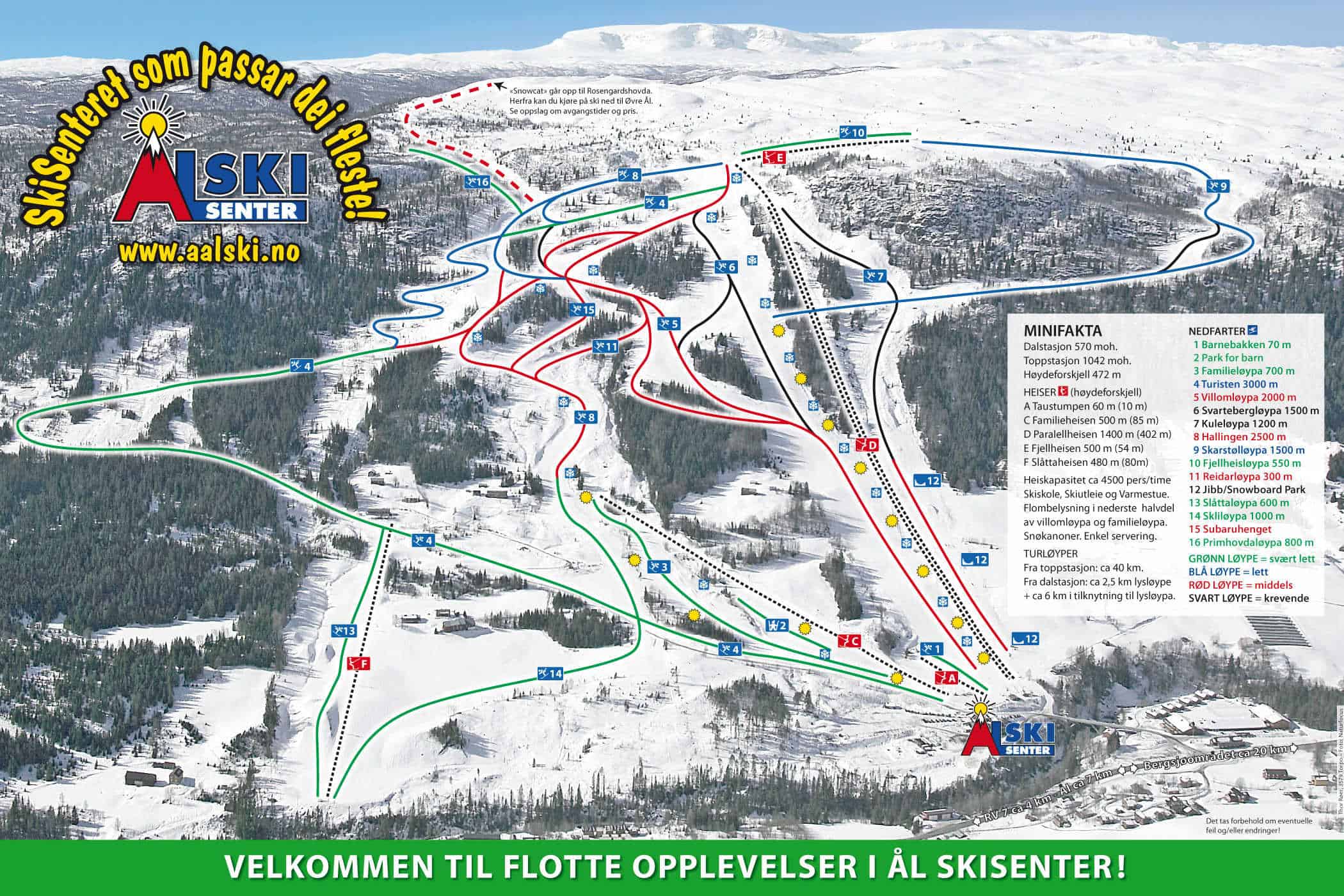 Norge Ål Pistekort