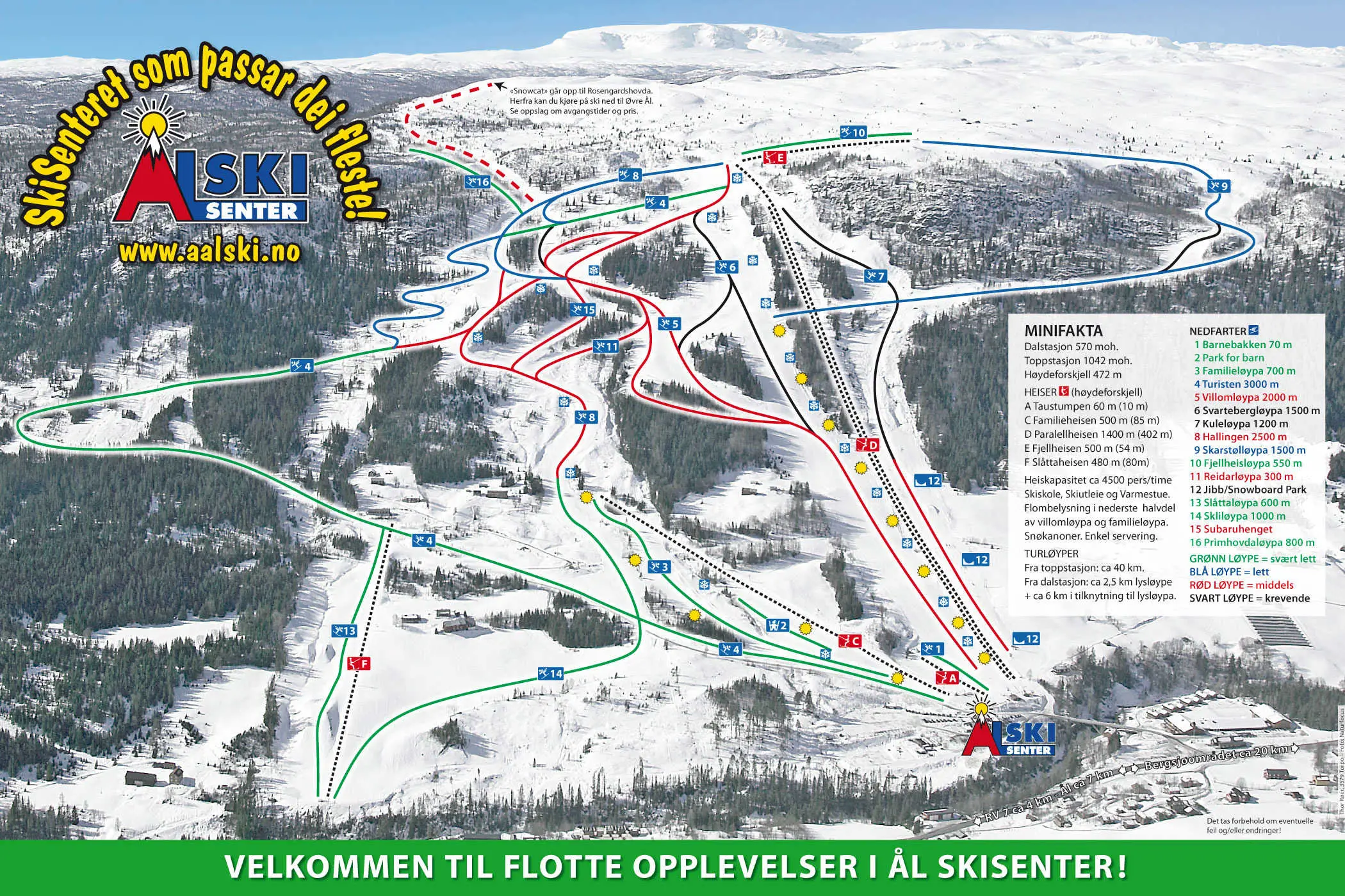 Norge Ål Pistekort