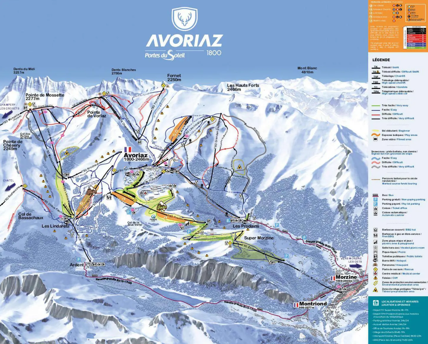 Avoriaz Pistekort