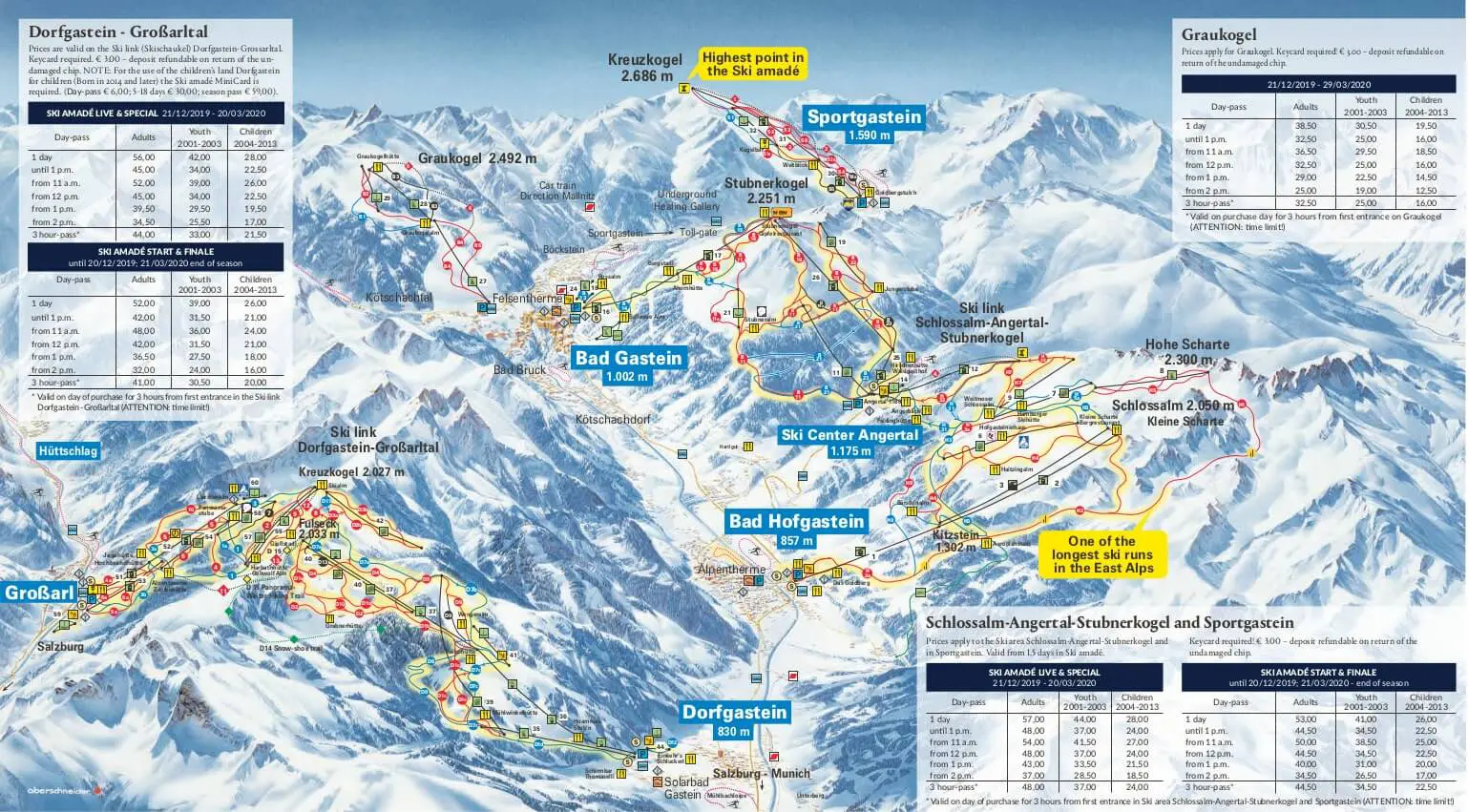 Gastein Pistekort