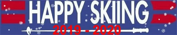Happy skiing logo