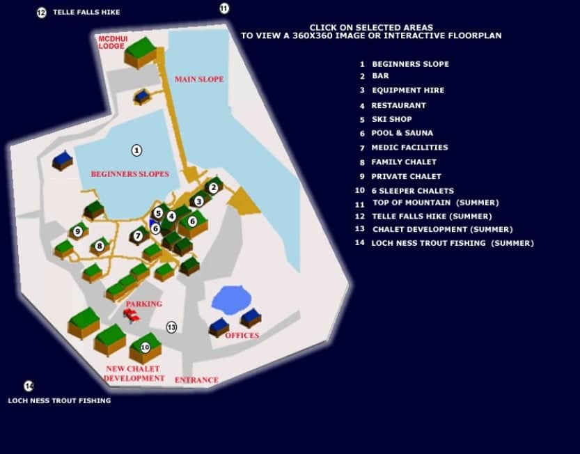 Tiffindell Piste Map Tiffindell Pistekort JPG