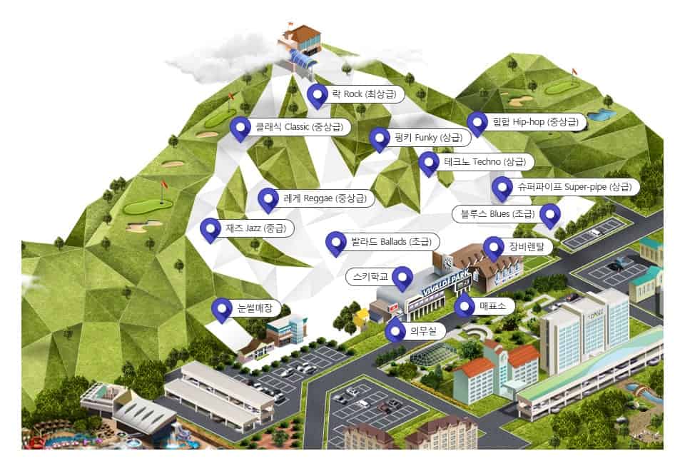 Vivaldi Park Piste Map Vivaldi Park Pistekort JPG