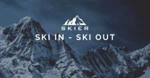 Ski in - ski out - skier