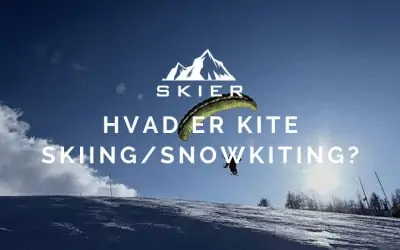 Hvad er kite skiing / snowkiting?