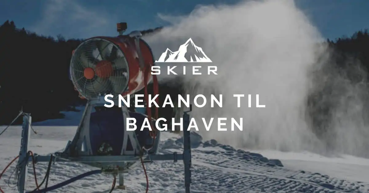 Snekanon til baghaven