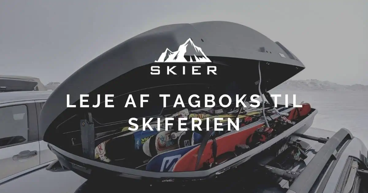 Leje af tagboks til skiferien