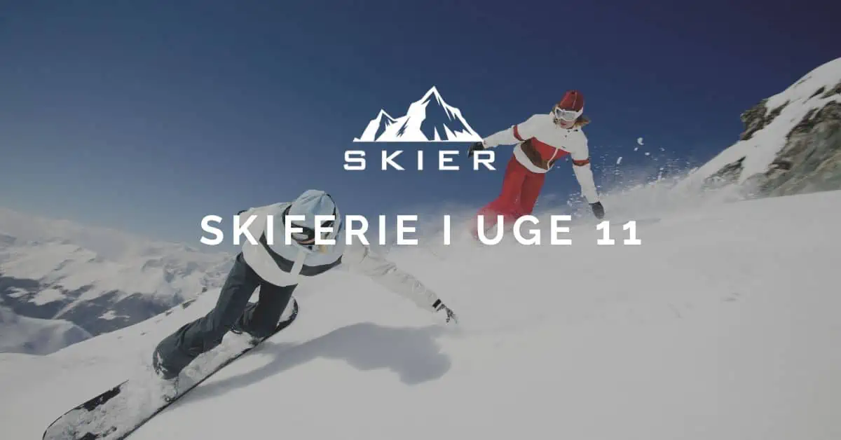 Skiferie i uge 11