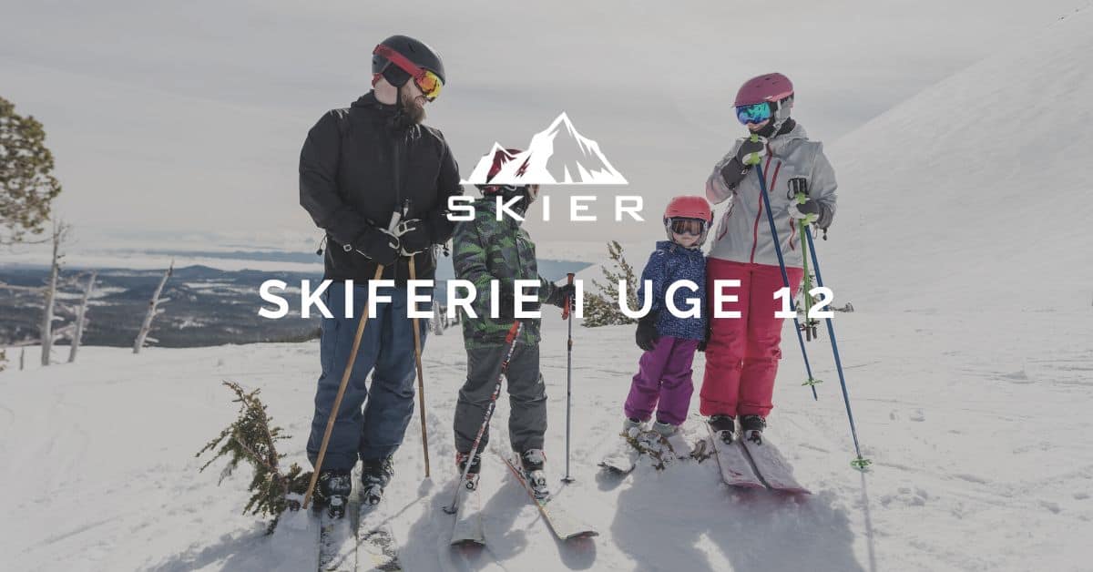 Skiferie i uge 12