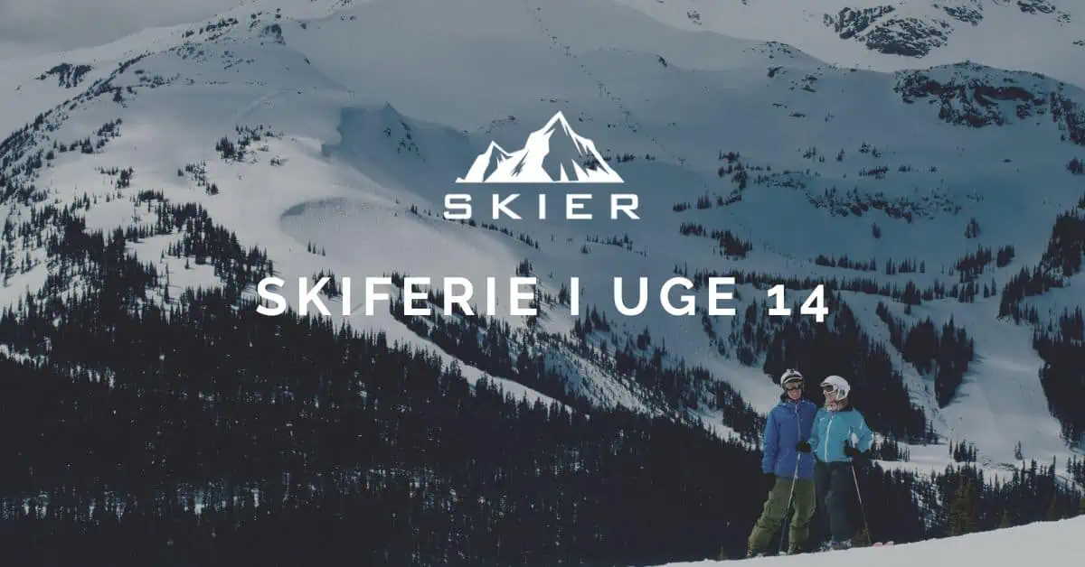 Skiferie i uge 14