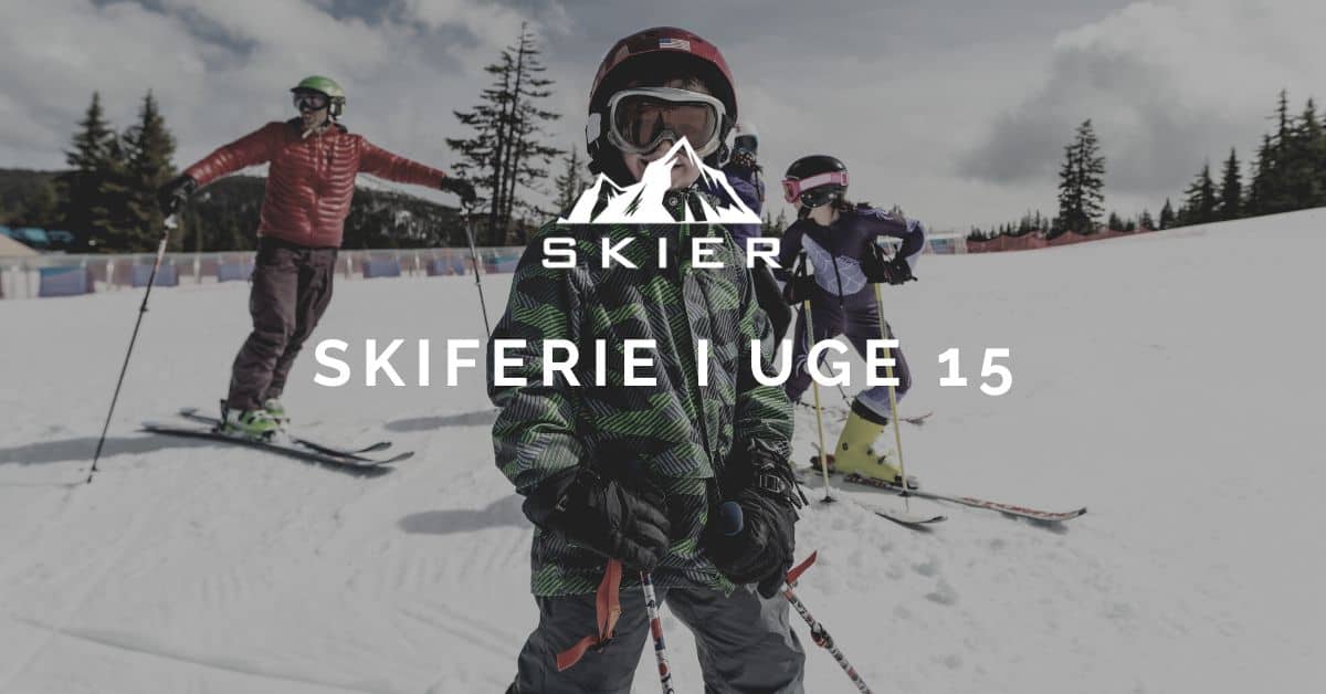 Skiferie i uge 15