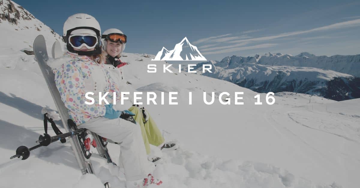 Skiferie i uge 16