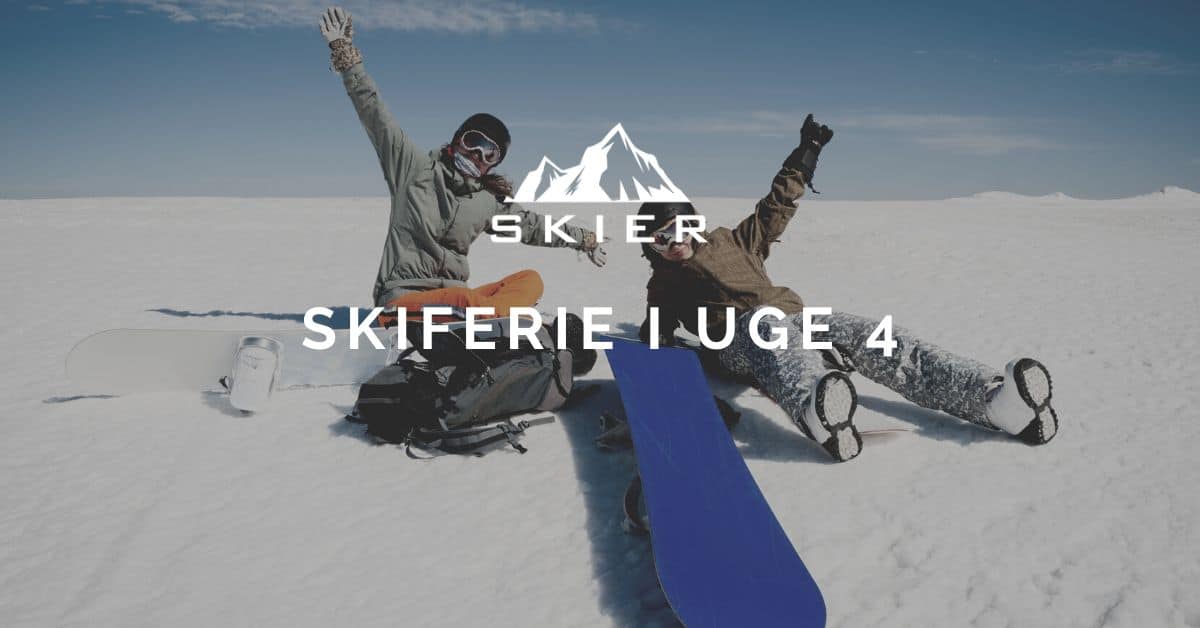 Skiferie i uge 4