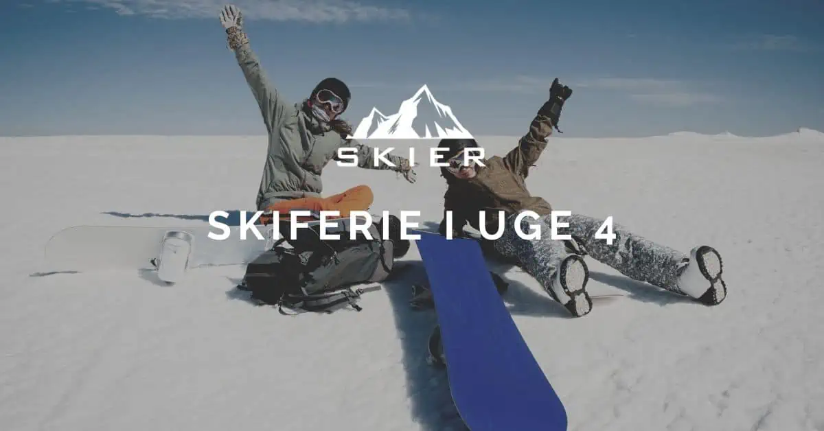 Skiferie i uge 4