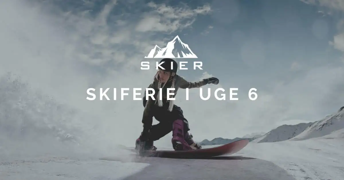 Skiferie i uge 6