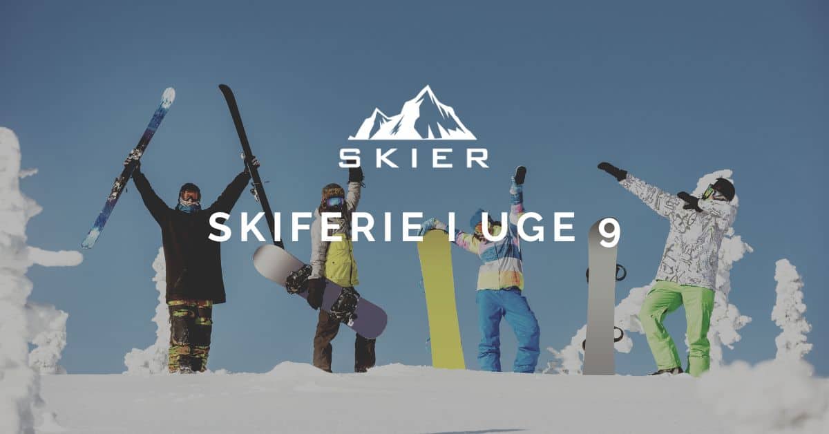 Skiferie i uge 9