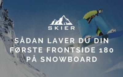 Frontside 180 på snowboard