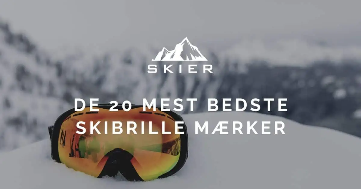 De 20 mest bedste skibrille mærker