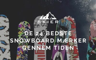 De 24 bedste snowboard mærker gennem tiden