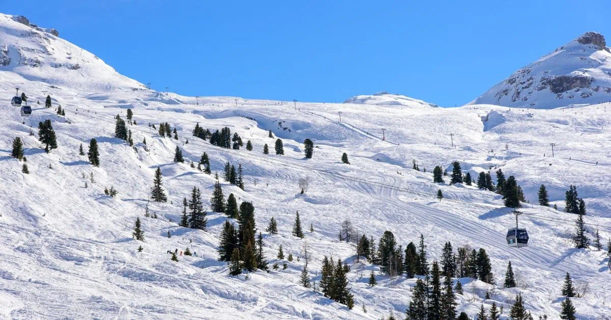 De højest beliggende skiområder i Schweiz