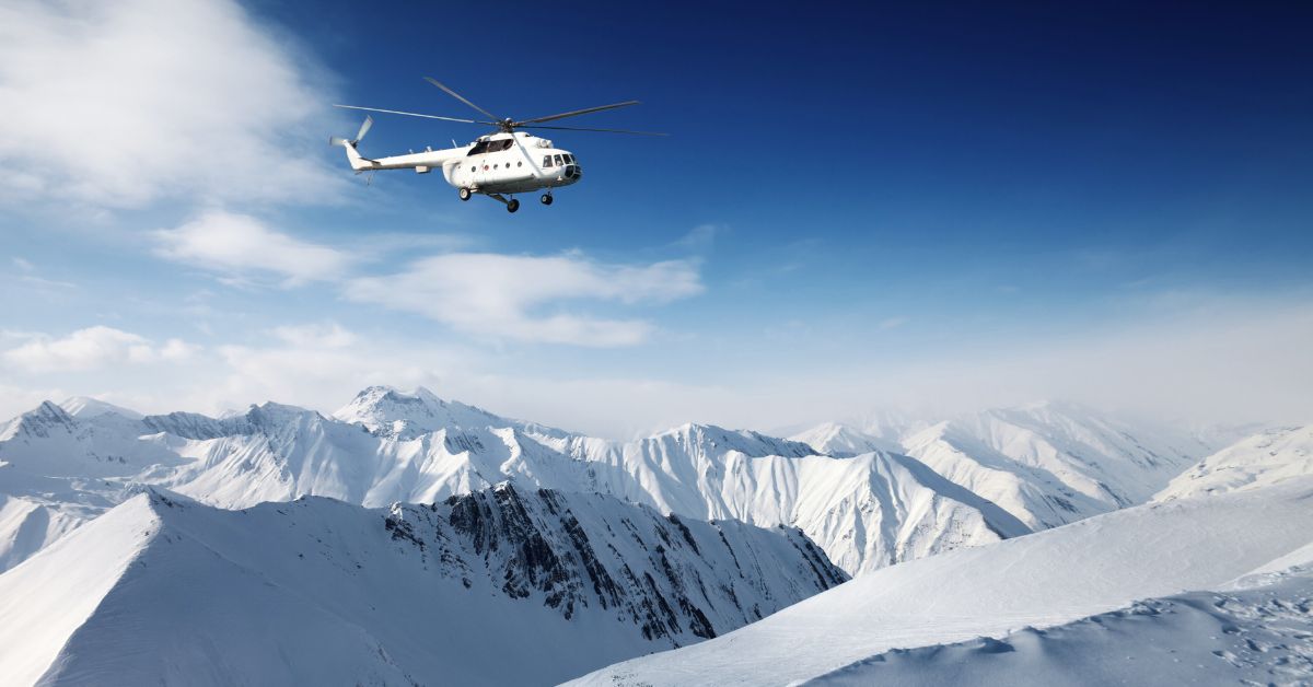 Heliskiing skiudstyr