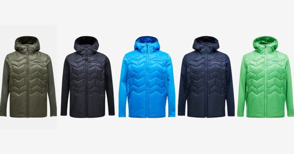 Bedste Peak Performance isolerede jakker til herre 8 Peak Performance Elevate Insulated Hybrid Hood Jacket Men