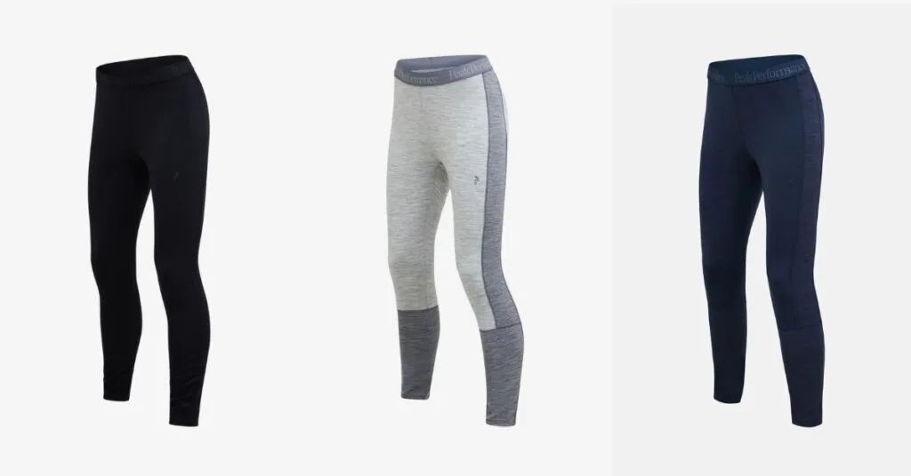 Bedste Peak Performance Skiundertøj til Dame 6 Peak Performance Magic 78 Long Johns Wool-blend Baselayer Dame