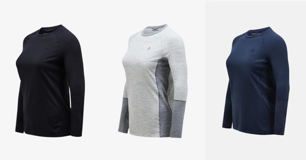 Bedste Peak Performance Skiundertøj til Dame 2 Peak Performance Magic Crew Wool-blend Baselayer Dame