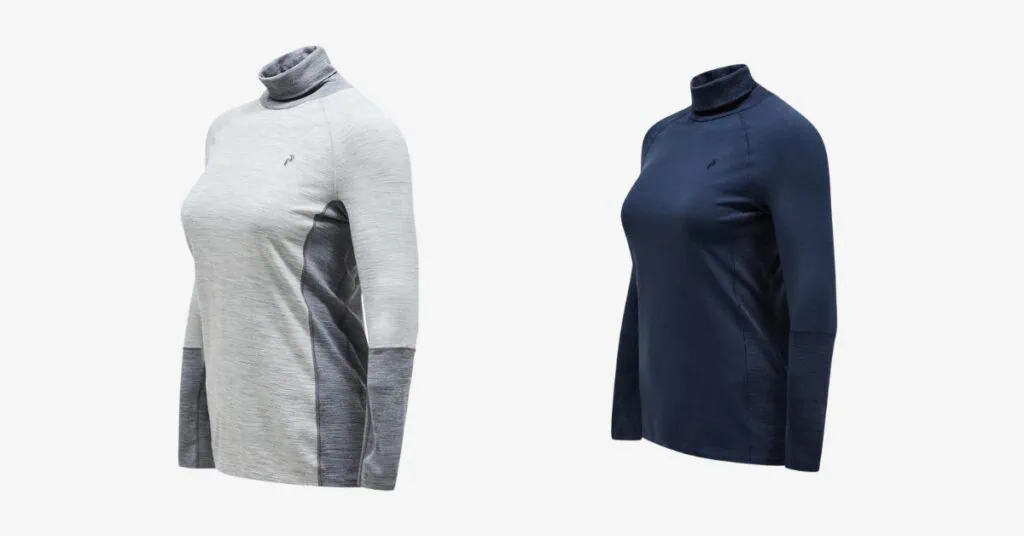 Bedste Peak Performance Skiundertøj til Dame 3 Peak Performance Magic Rollneck Wool-blend Baselayer Dame