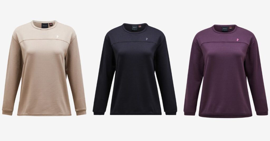 Peak Performance Trail Polartec® Power Grid Crew Dame