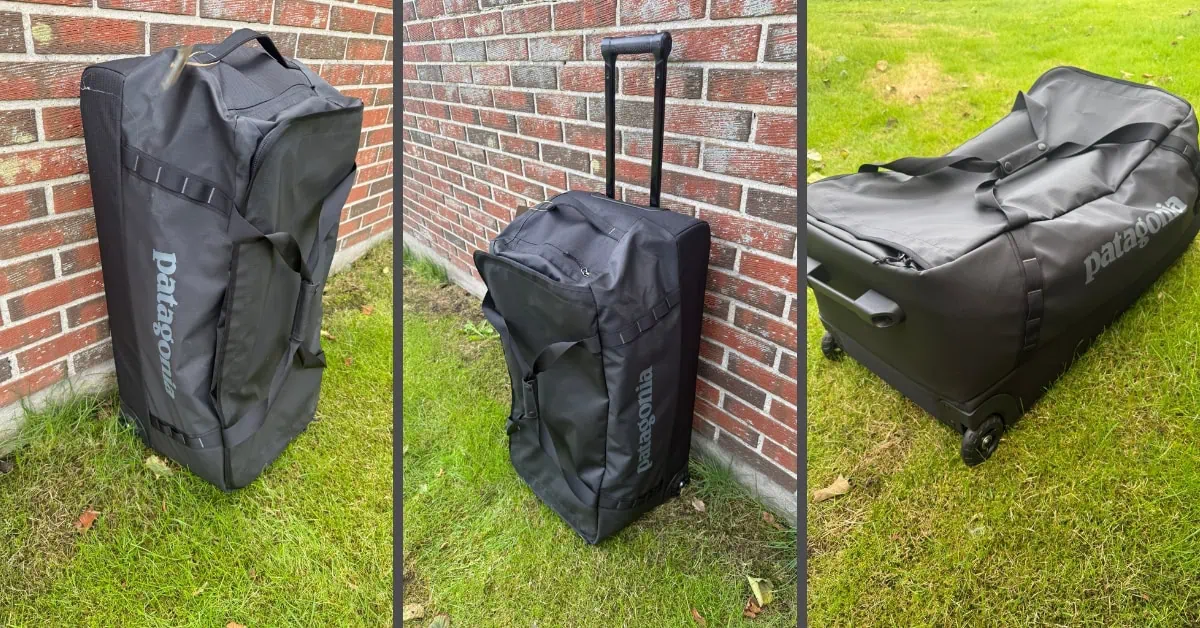 Test 100L Black Hole Wheeled Duffel Bag, Sort